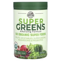 Super Greens, Alkalizing Formula, Unflavored, 10.6 oz (300 g)