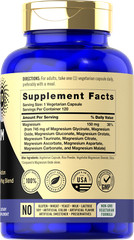 Magnesium Complex 745mg | 120 Count | 10 in 1 Blend | Vegetarian | by Magfusion
