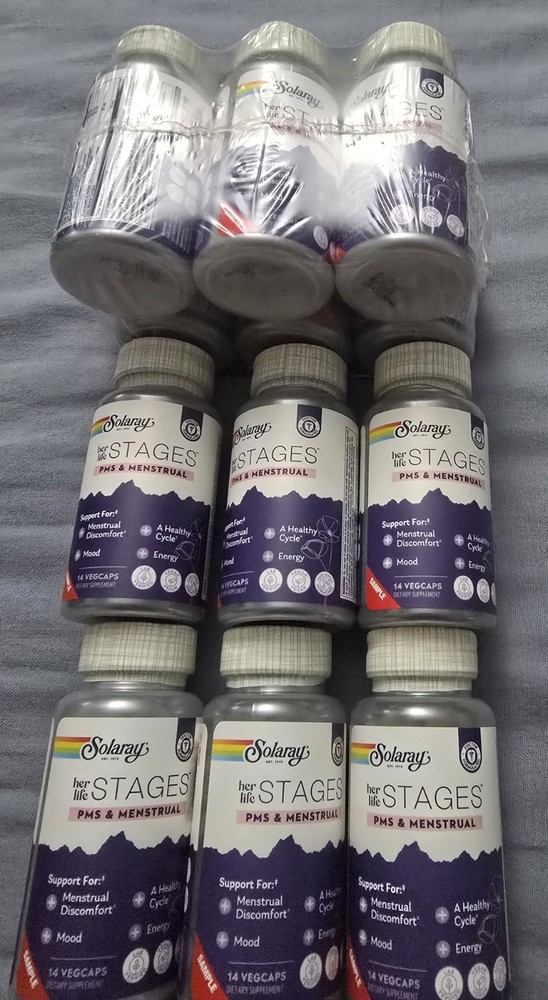 Solaray PMS & Menstrual her life STAGES – PMS Supplement Total 168 Capsules