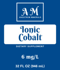 32 oz Ionic Cobalt Supplement by Angstrom Minerals