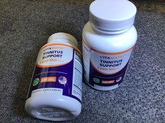 (2 pack) Vitamatic Tinnitus Relief Support 1200 mg Per Serv-120 Veggie Capsules