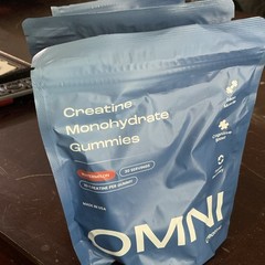 OMNI Creatine Monohydrate Gummies Watermelon 30 Servings 1g (1 Bag)
