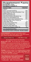 Globulo Rojo Multivitamin w/ High Potency Vitamin C & Zinc, 60 Tablets, 4/ 2025