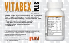Vitabex Plus | Multivitamin | Probiotics | 60 Veggie Capsules | FREE SHIPPING
