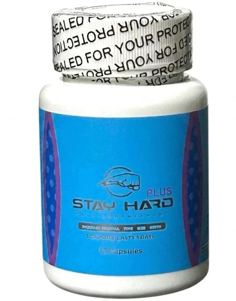 Stay Hard Plus Fast Acting Male Performance 12 Capsules | Free Ship