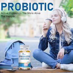 Probiotics Digestive Enzymes 100 Billion CFU Potency Immune Health 120 Capsules