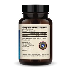 Dr. Mercola H2 Molecular Hydrogen Tablets, Creates Hydrogen Rich Water (8 ppm),