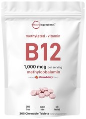 Micro Ingredients Vitamin B12 1,000 mcg | 365 Count (Pack of 1)