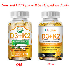 Vitamin D3 5000 IU + K2 200mcg 120 Capsules Extra Strength D3 K2 Supplements