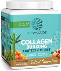 Sunwarrior Plant-Based Collagen Building Protein Peptides, Organic Vegan 17.6 oz