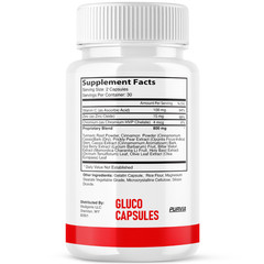 (2 Pack) Glykonex Pro Gluco Capsules Daily Blood‑Sugar Optimizer Pills (120 ct)