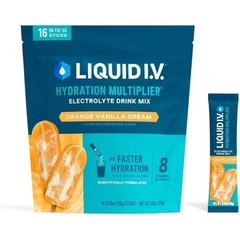 Liquid I.V. Hydration Multiplier Orange Vanilla Dream 16 Servings 1*