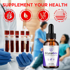 (5 Pack) Glycotide Drops Advanced Blood Support Supplement Glyco Tide 150 Serves