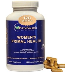 Grass-Fed Beef Organ Supplement for Women – Whole-Food Nutrients (Iron White