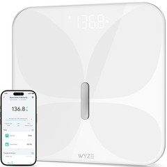 Wyze Smart Scale X Butterfly – Bluetooth Body Composition Scale, 400 lb, White