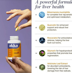 3PCS-AKKA-Premium Liver Cleanse Detox & Repair Superbiotic,Gut Health