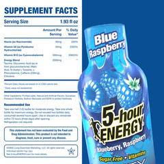 5-hour ENERGY Shot, Extra Strength, Blue Raspberry, 30 Count