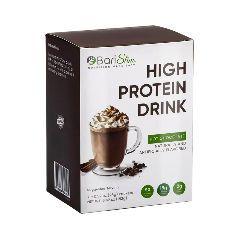 BariSlim Bariatric High Protein Drink Mix Low Sugar Low Carb – Hot Chocolate 9oz