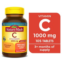 Nature Made Extra Strength Vitamin C 1000 Mg, Dietary Supplement for Immune Supp