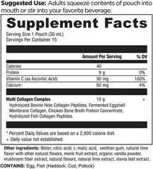 Ancient Nutrition Multi Collagen Gel Packets w/ Probiotics & Vitamin C 15 Count