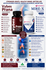 ISMERELY Mire-X, PRANA 2Pack ORIGINALE Rodillas,Articulaciones (New Bottle)