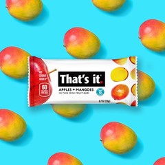 That’s it. Gluten-Free Soft & Chewy Apple + Mango Fruit Bars, 0.7 oz, 8 Ct