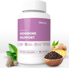 Over GleeFull 30 Hormone Support Menopause Supplement for Women Hot Flash Relief