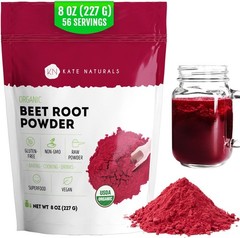 Naturals Organic Beet Root Powder for Smoothies, Baking & Juice. Raw Beetroot