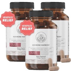 2 BOTTLES- Happy Mammoth Hormone Harmony Natural Hormonal Support for lady 72Cap