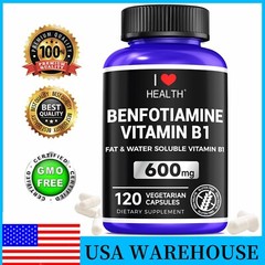 600mg Vitamin B1 (Thiamine) – High Potency Thiamine Vitamin B1 Extract – Vegan