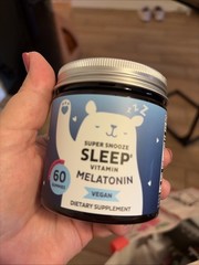 Bears With Benefits Melatonin Gummies & Vitamin B6 Vegan Sleep Gummies 60 Count
