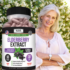 3X 60 count Immune Support, Elderberry capsule, Daily Immune and Antioxidants