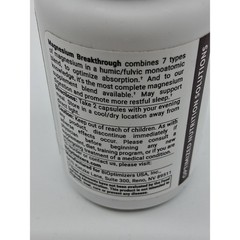 Bioptimizers Magnesium Breakthrough Premium Magnesium Complex Sealed BB 11/2026
