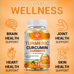 Probiotic & Turmeric Supplement, Daily Gut Health and Immune Balance Support