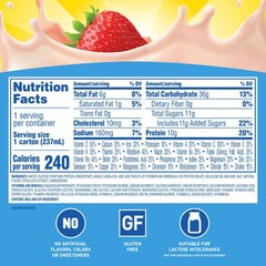 Carnation Breakfast Essentials Strawberry Shake 8 fl oz Bottles 12 Pack