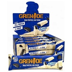 GRENADE OREO High Protein Low Sugar Bars | White Chocolate | Pack of 12 x 60gram