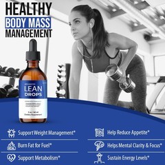 Lean Drops Liquid Supplement, All Natural Max Strength, LeanDrops (5 Pack)