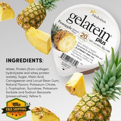 Medtrition Gelatein Plus Pineapple 4oz 36pk
