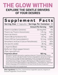 Harmony Glow LIBIDO BOOST Passion & Aphrodisiac Support for Adult Women 60 Caps