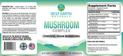 Mushroom Complex – Lion’s Mane, Reishi, Maitake, and More – Best Earth Naturals