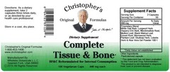 Christopher’s Original Formulas Complete Tissue & Bone Formula – 100 Veg…