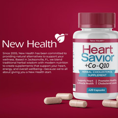 Heart Savior – Suplemento para bajar el colesterol y la salud del corazón