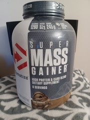 Dymatize Super Mass Gainer Protein Powder – Rich Chocolate, 6 lbs. Exp: 07/26
