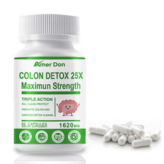 Colon Cleanse Super Flush All Organic Herbs Flush Pounds Lose Weight Detox Caps