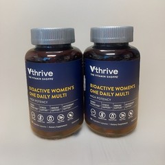Vitamin Shoppe Vthrive Bioactive Women’s One-Daily Multi 60 Caps 2-pk Bundle