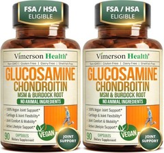 Vimerson Health Glucosamine Chondroitin Turmeric MSM Dietary Supplement 90Cap