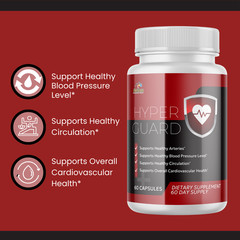 Hyper Guard- Blood Support- 10 Bottles- 600 Capsules