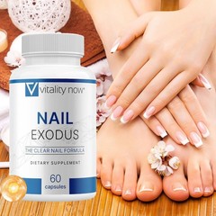(3 Package Nail Exodus Capsules, Formula, Nail & Foot Support Clear Healthy Nail