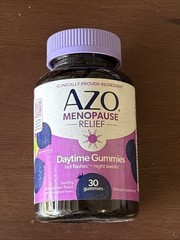 NEW AZO Menopause Relief Daytime Gummies Hot Flashes Night Sweats SEALED 11/26