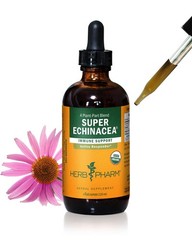 2/30 Herb Pharm Super Echinacea Liquid Extract Immune System Support – 4 Oz